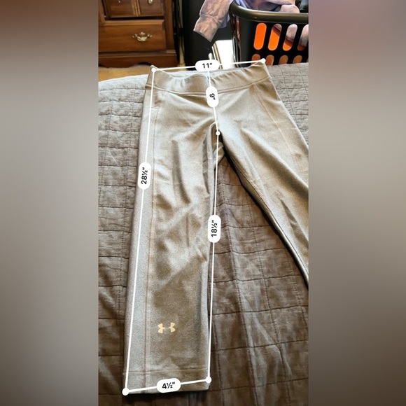 Under Armour Heatgear Compression Leggings- Size Large - Picture 2 of 4